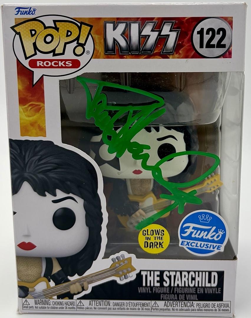 Paul Stanley signed "Starchild" Funko #122 (KISS) - JSA COA